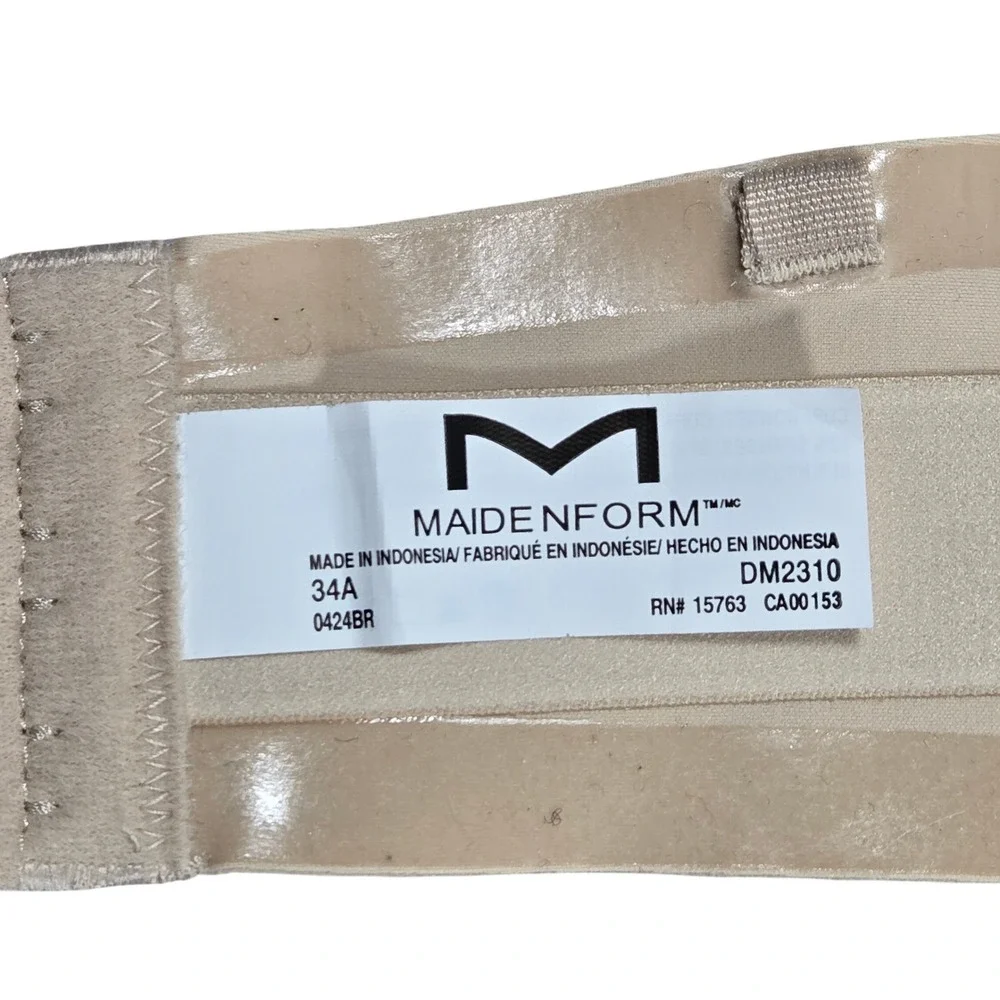 Maidenform Dreamwire Multiway No Poke No Pinch Strapless Bra 34A DM2310 NEW